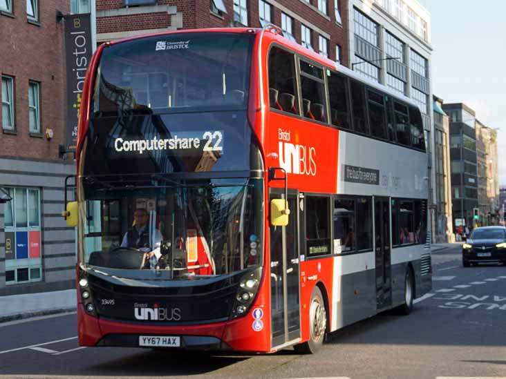 First West of England Alexander Dennis Enviro400MMC 33495 Unibus